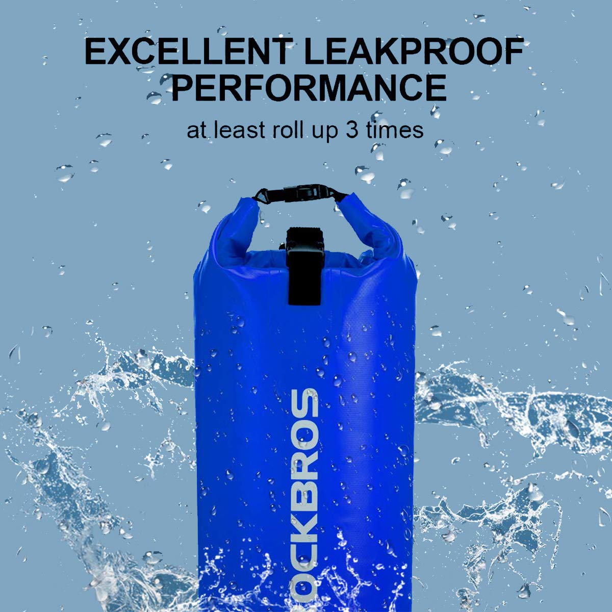 ROCKBROS ROCKBROS Łódź Sucha Torba Wodoodporna z Paskami na Ramiona Plecak Kajakarstwo Pływanie Kemping Raftowanie do Sportów Wodnych, Plaży, Żeglarstwo Outdoor 2 L/5 L/10 L/20 L/30 L/40 L Plecaki