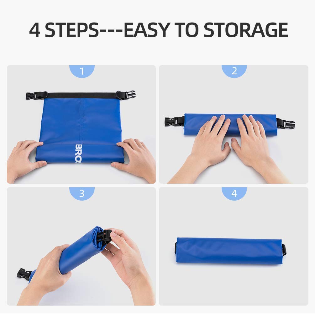 ROCKBROS ROCKBROS Łódź Sucha Torba Wodoodporna z Paskami na Ramiona Plecak Kajakarstwo Pływanie Kemping Raftowanie do Sportów Wodnych, Plaży, Żeglarstwo Outdoor 2 L/5 L/10 L/20 L/30 L/40 L Plecaki