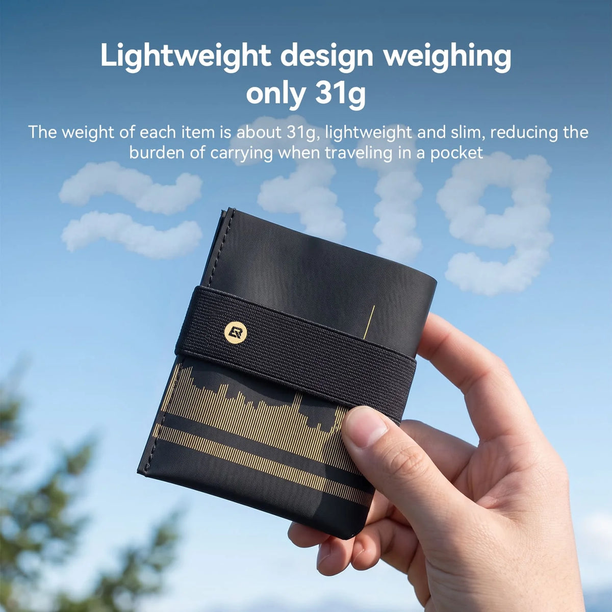 ROCKBROS Wodoodporny Portfel na Karty z Materiału Hypalon - L005 Portfel
