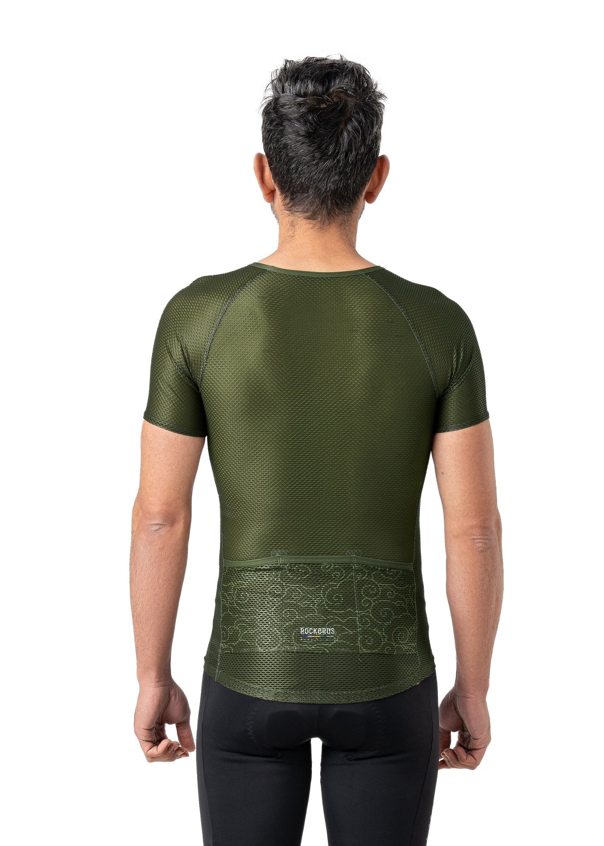 ROCKBROS Road-to-Sky Cycling Short-Sleeved Base Layer #Color_Green