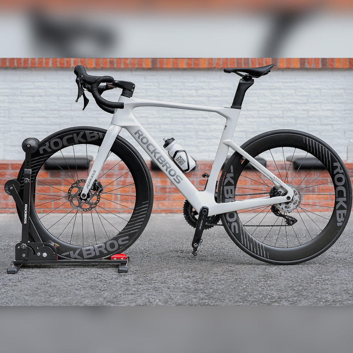 ROCKBROS Regulowany Stojak Na Rowery 2 W 1, Składany do Kół o Średnicy 24" - 27,5" Stojaki rowerowe