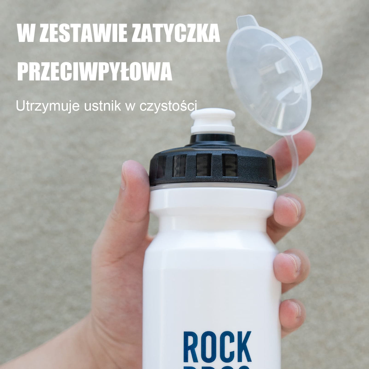 Bidon Rowerowy z Osłoną Antykurzową