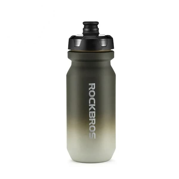 ROCKBROS Bidony rowerowa z otwieraną pokrywką 600/750 ml BidonyGradient Szaro-Biały (600ml)