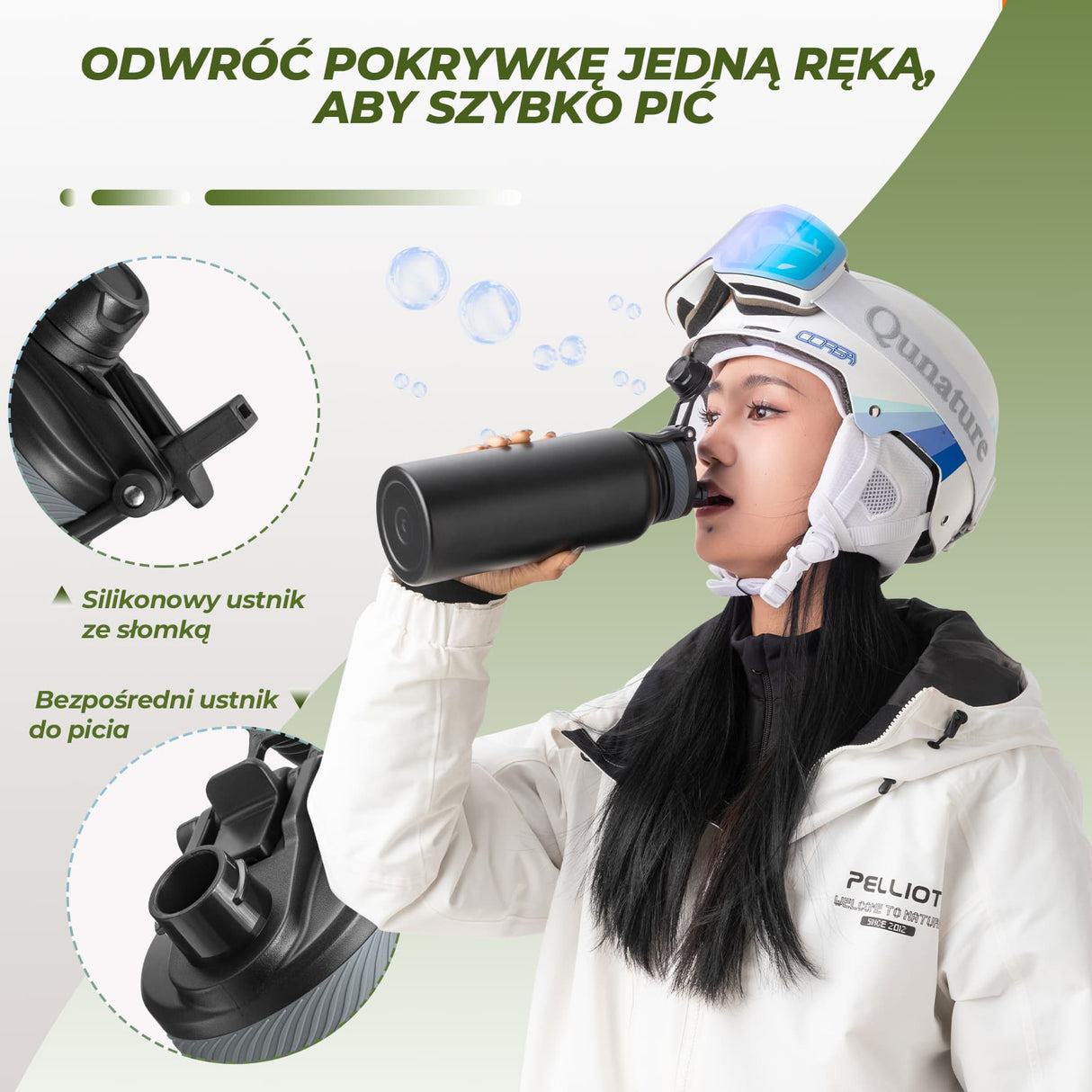 ROCKBROS Kubek Termiczny ze Stali Nierdzewnej o Różnych Pojemnościach Bidony