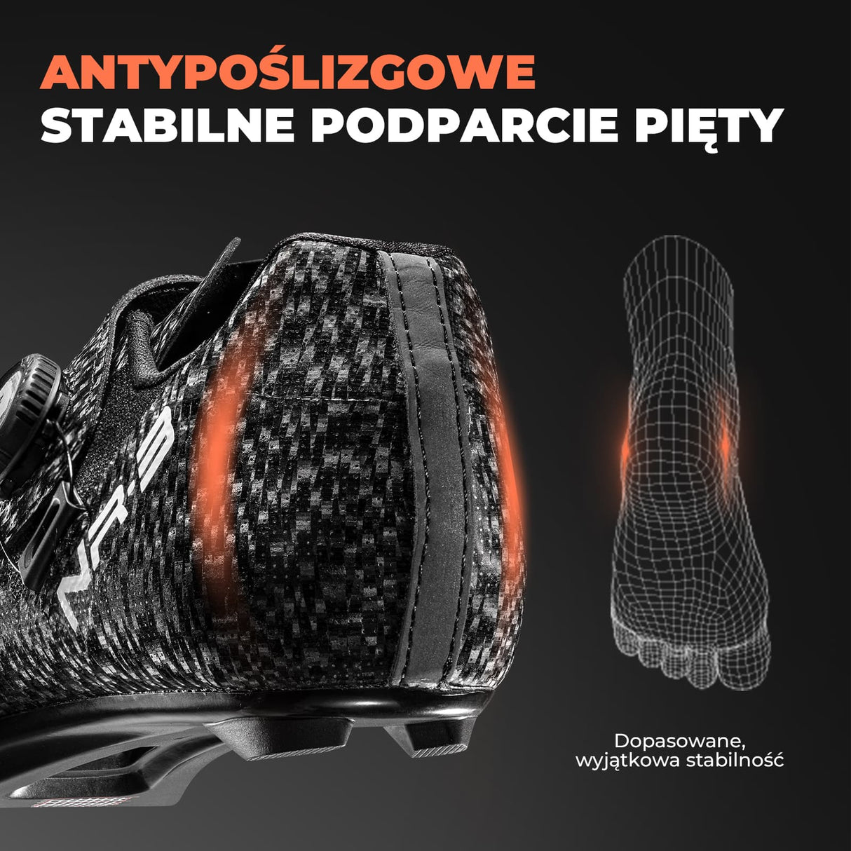 ROCKBROS Buty Zatrzaskowe Kompatybilne z SPD-SL i Look KEO -NR3 Buty zatrzaskowe