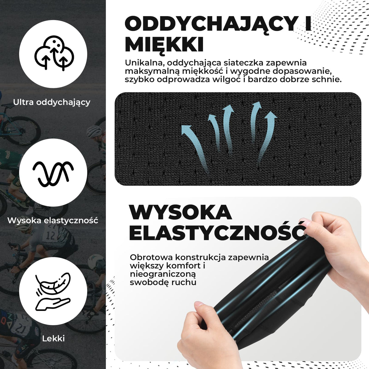 ROCKBROS Czapka Rowerowa Pod Kask -LF70790 Czapki