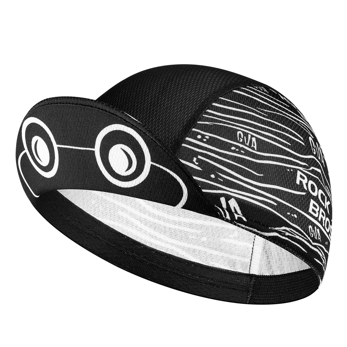 ROCKBROS Czapki Rowerowa Lekka i Odporna na Pot-M002-3 CzapkiCzarny
