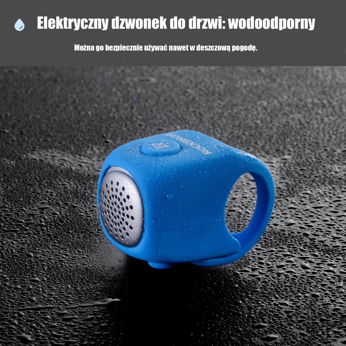 ROCKBROS Dzwonek Rowerowy Elektroniczny 90 Decybeli Dzwonki