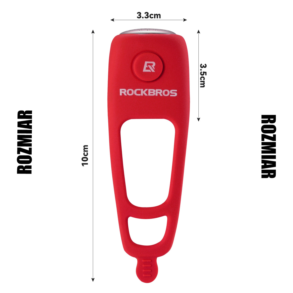 ROCKBROS Dzwonek Rowerowy Elektroniczny 90 Decybeli Dzwonki