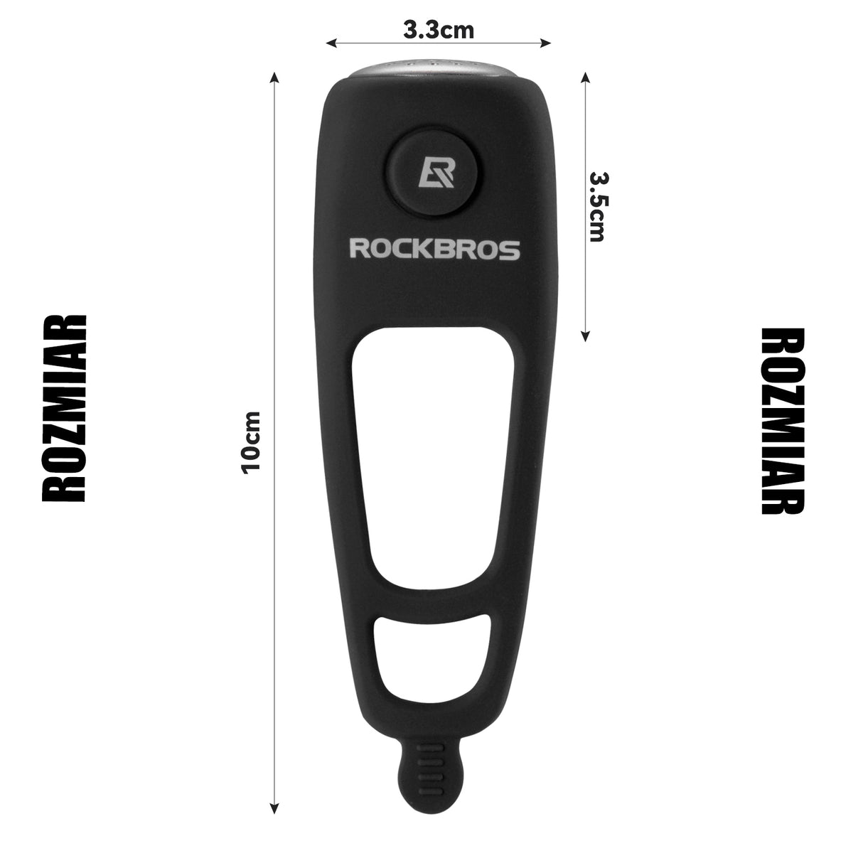ROCKBROS Dzwonek Rowerowy Elektroniczny 90 Decybeli Dzwonki