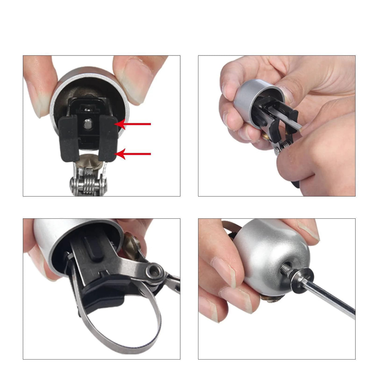 Dzwonki Klasyczny Krój Pasujący do Większości Rowerów