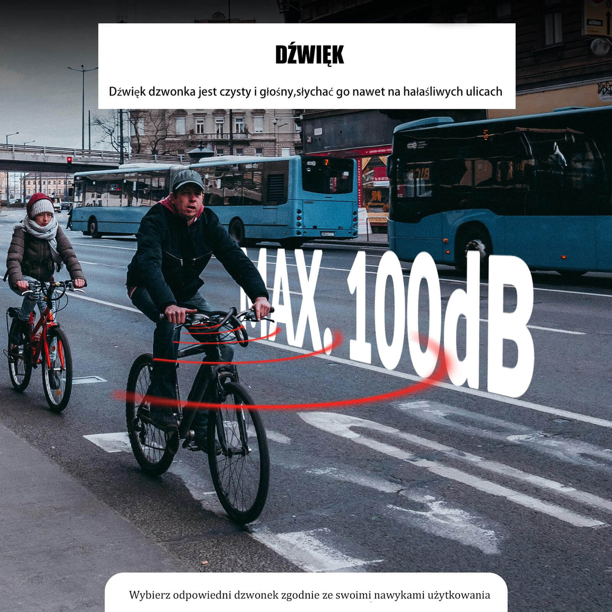 ROCKBROS Dzwonki Miniaturowy Rowerowy ze Stopu Miedzi -2023-1A Dzwonki