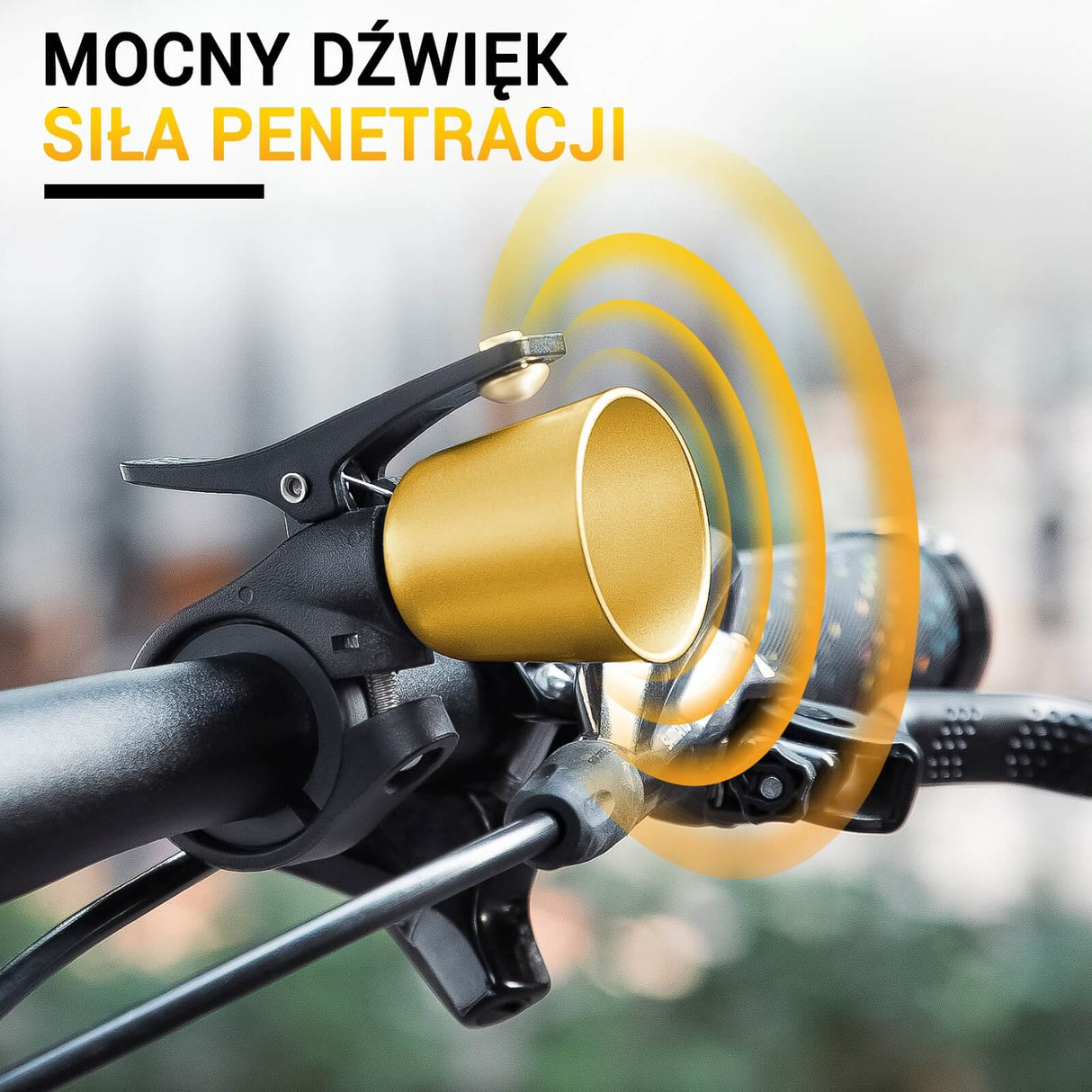 ROCKBROS Dzwonki Rowerowy Wykonane Z Miedzi Lekkie -2022-1B Dzwonki