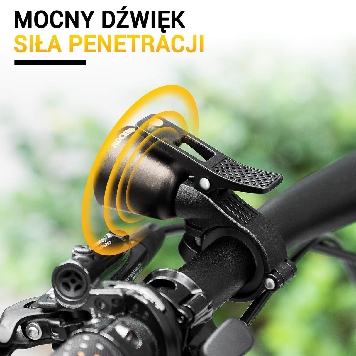 ROCKBROS Dzwonki Rowerowy Wykonane Z Miedzi Lekkie -2022-1B Dzwonki