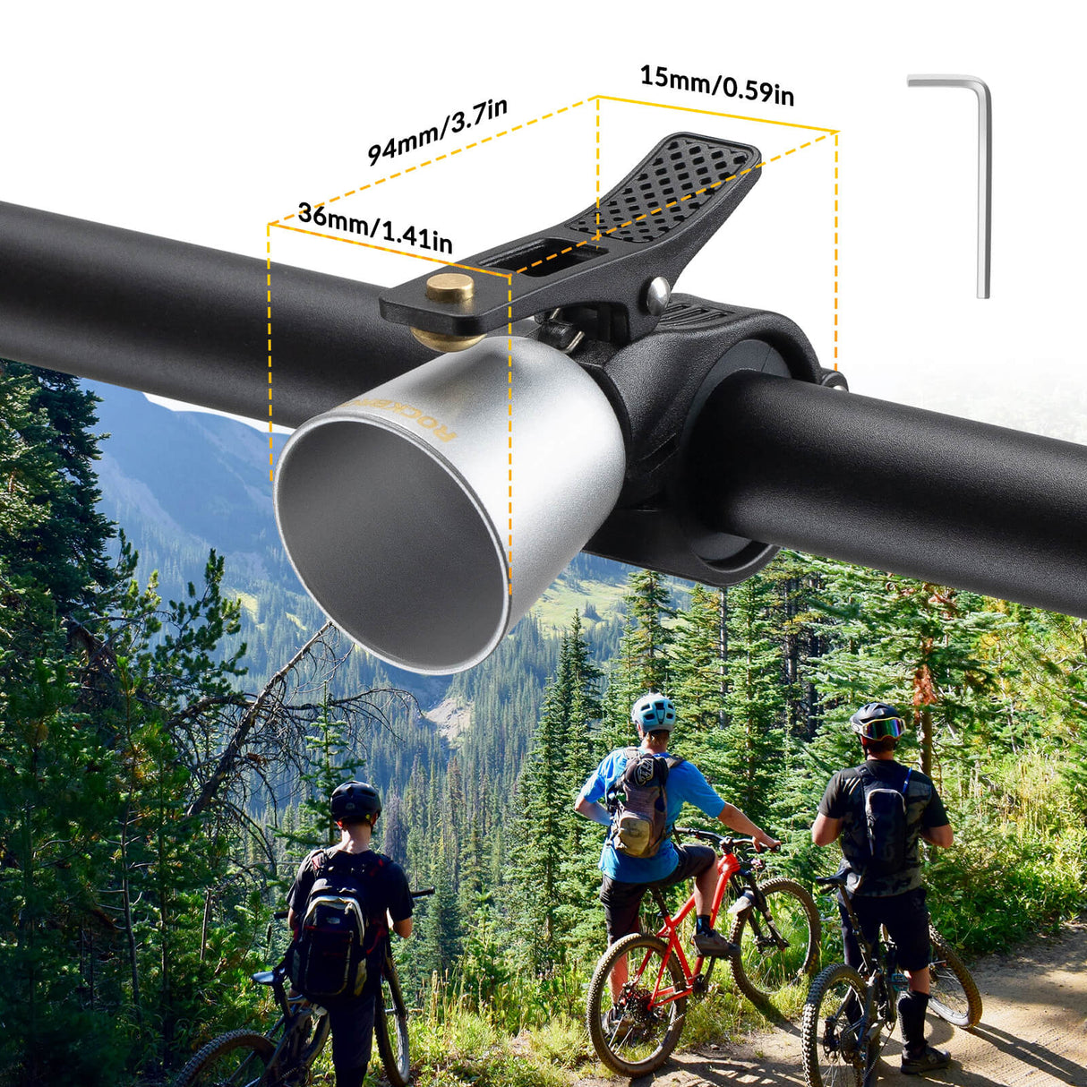 Dzwonki Rowerowy Wykonane Z Miedzi Lekkie -2022-1B