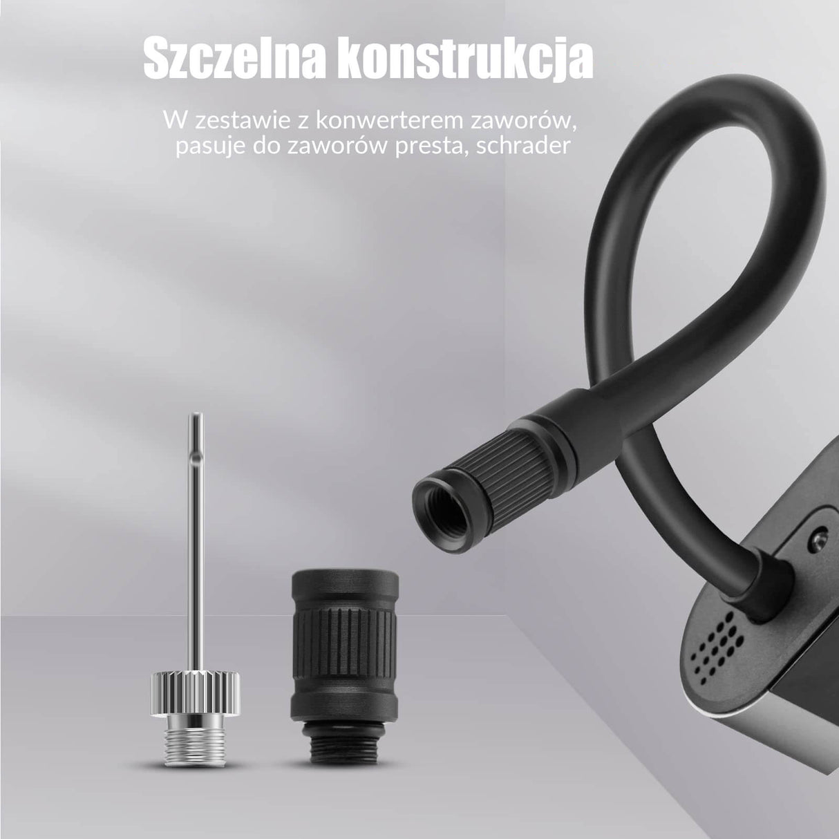 ROCKBROS Elektryczna Pompka Rowerowa Do Ładowania 2600mah, 150psi Kompresor Powietrza Elektryczne pompki
