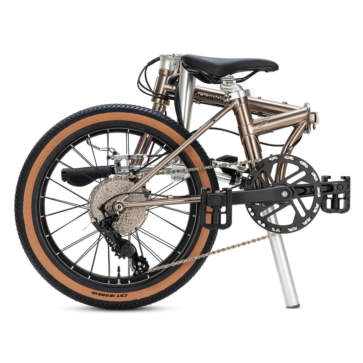ROCKBROS Gravis-Stalowy Rower Gravelowy Składany 20" Rower Składany