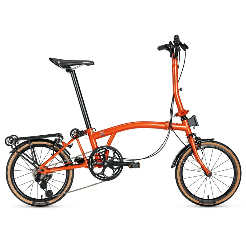 ROCKBROS HRS 16-Calowy Rower Składany Rower SkładanyPomarańczowy