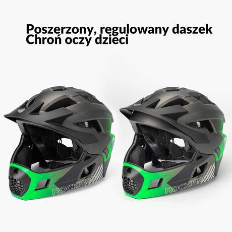 ROCKBROS Kaski Dziecięcy Rowerowy Lekki i Regulowany -TS-61 Kaski