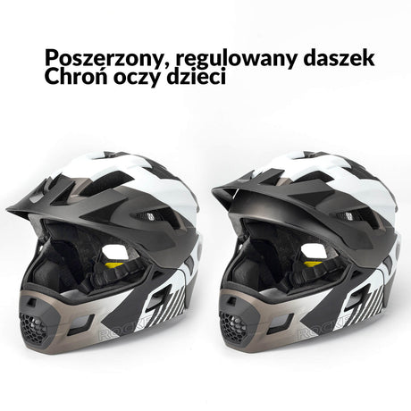 ROCKBROS Kaski Dziecięcy Rowerowy Lekki i Regulowany -TS-61 Kaski