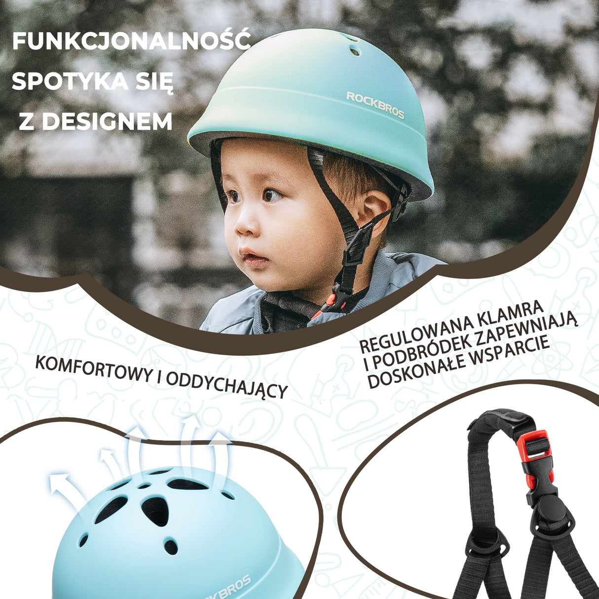 Kaski Rowerowe dla Dzieci Regulowany