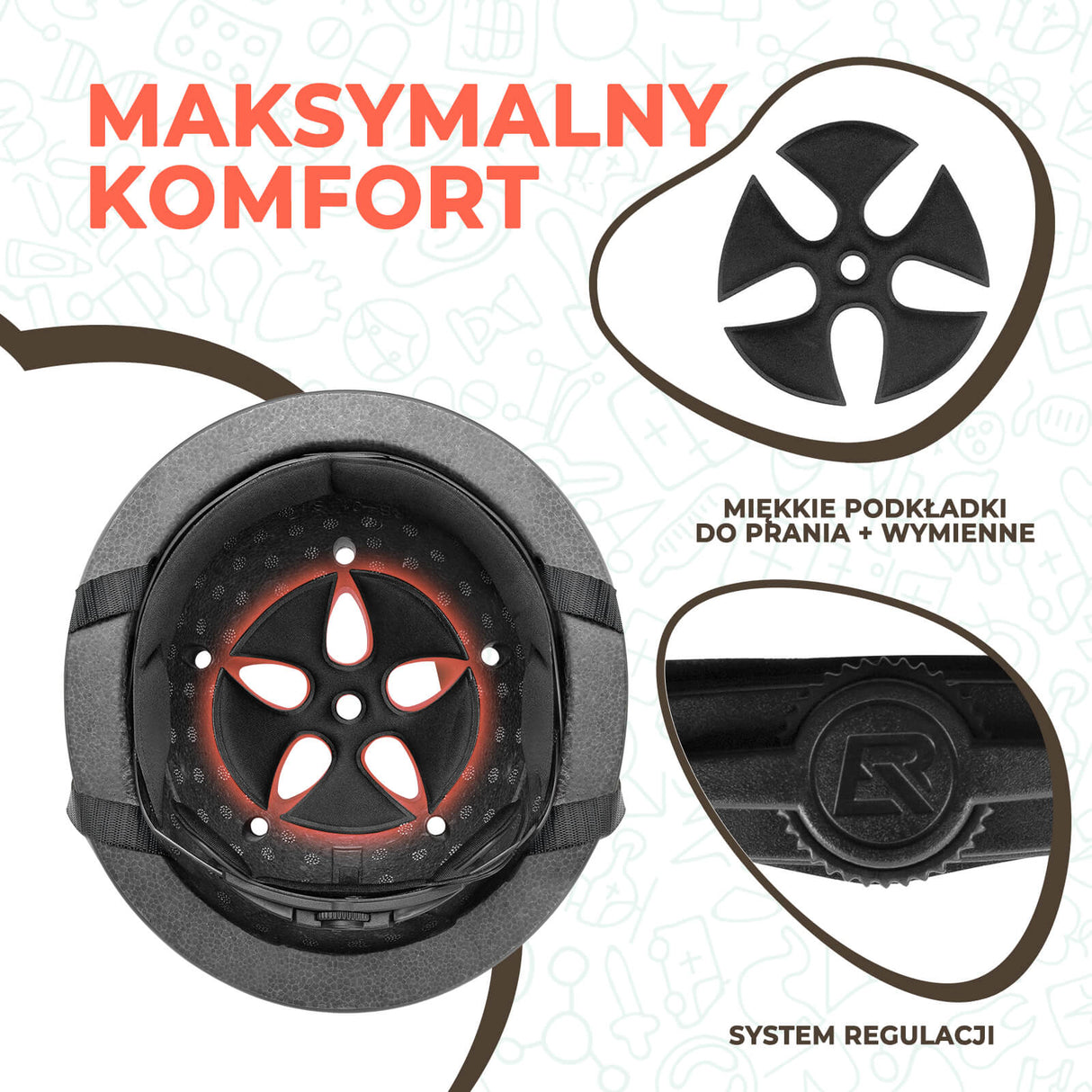 Kaski Rowerowe dla Dzieci Regulowany