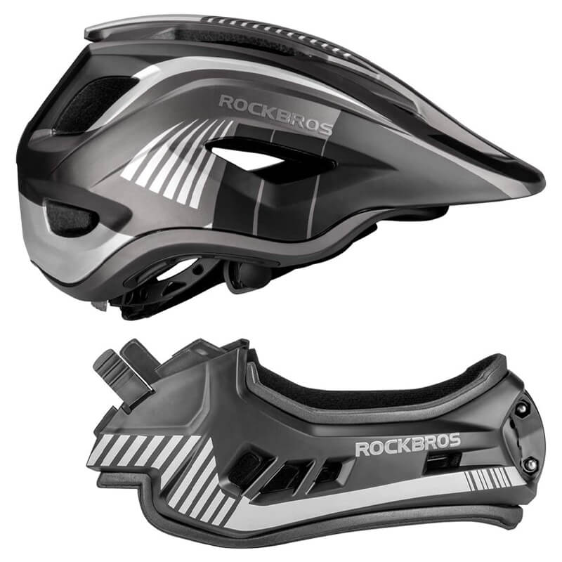 Kaski Rowerowy dla Dzieci z Odpinaną Osłoną Podbródka