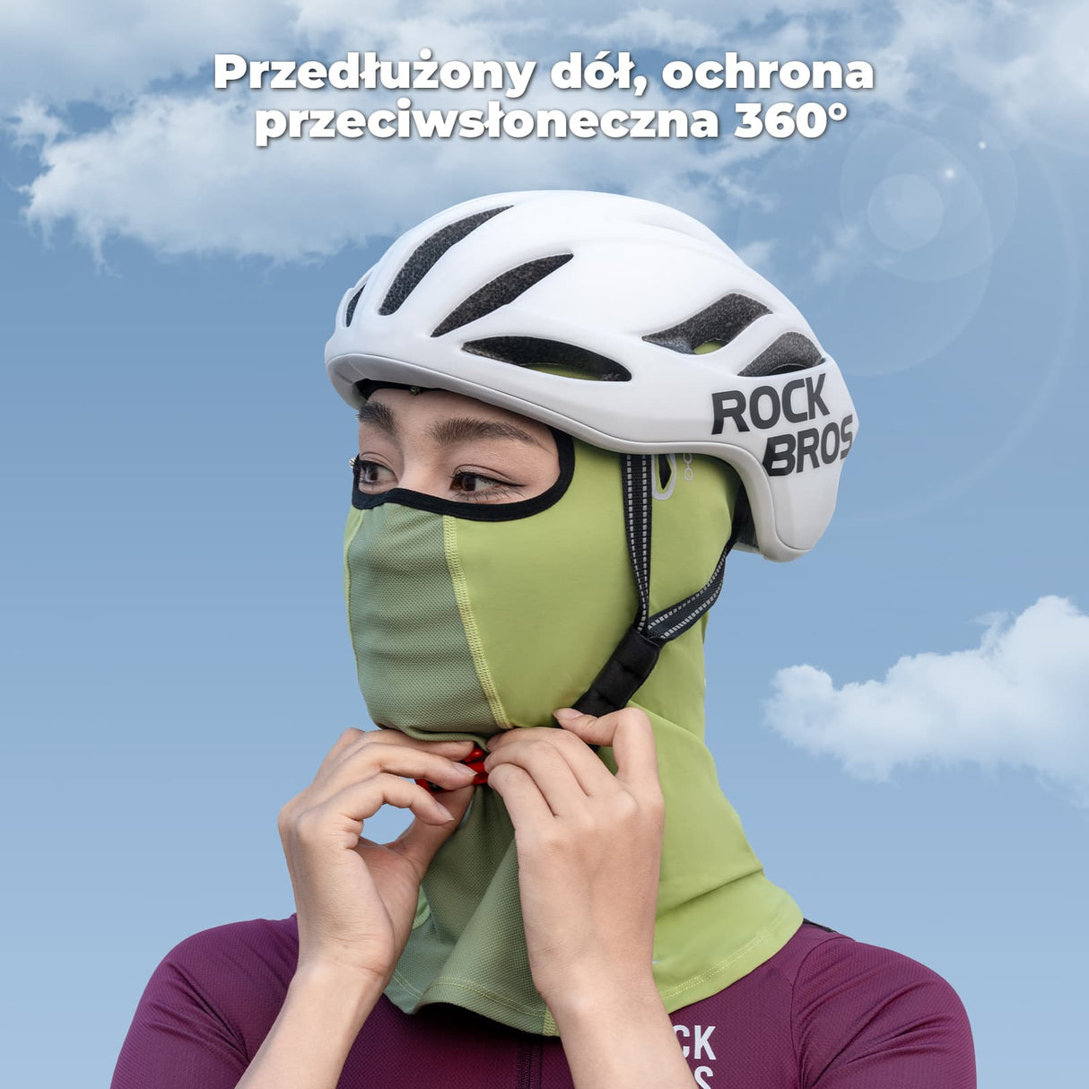 ROCKBROS Kominiarka Letnia z Jedwabiu Lodowego -LF70878 Kominiarki