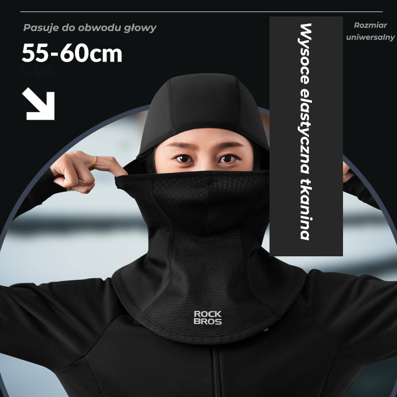 ROCKBROS Kominiarka Polarowa na Całą Twarz -YPP104 Kominiarki