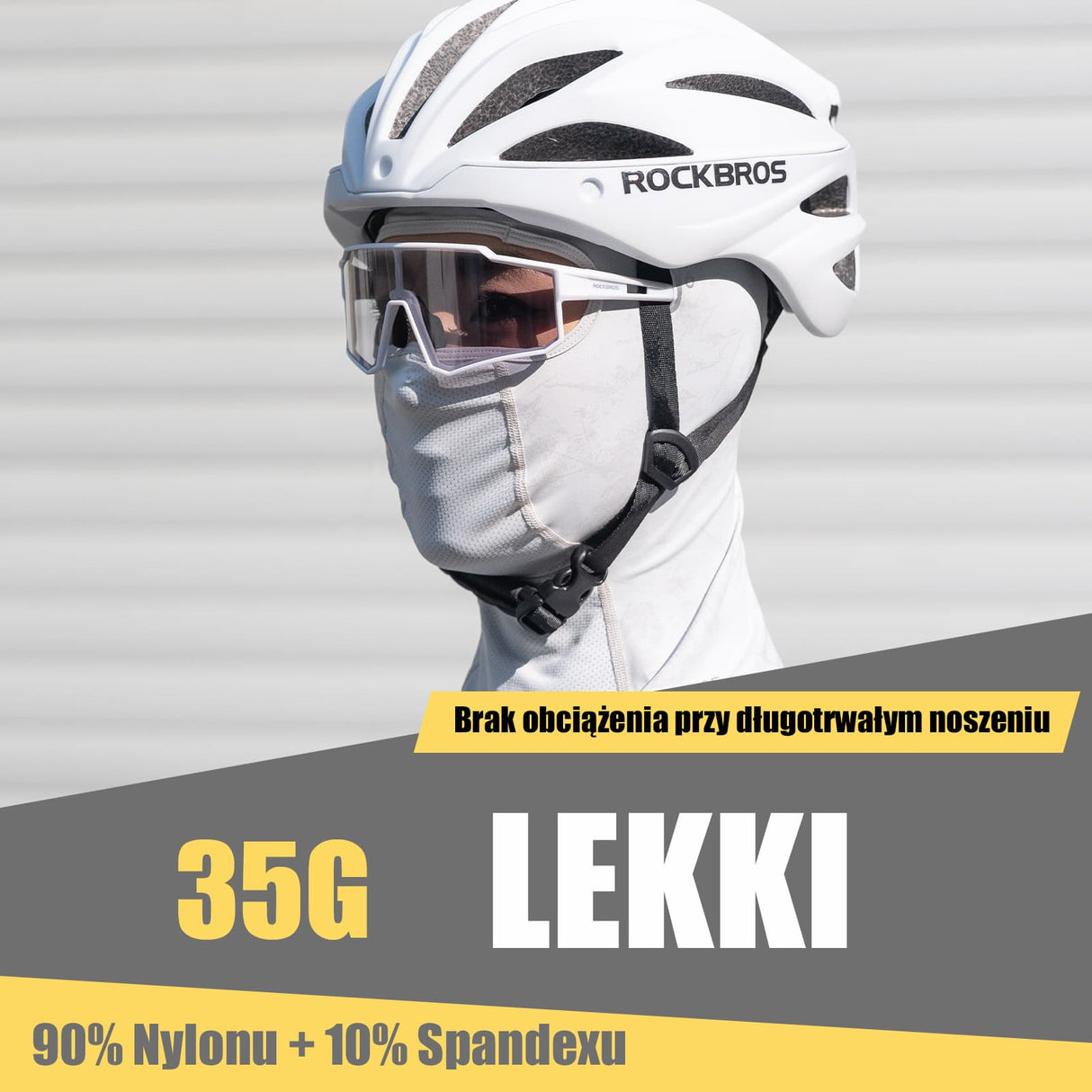 ROCKBROS Kominiarka z Filtrem UPF 50+ Zmieniającym Kolor-LF70836 Kominiarki