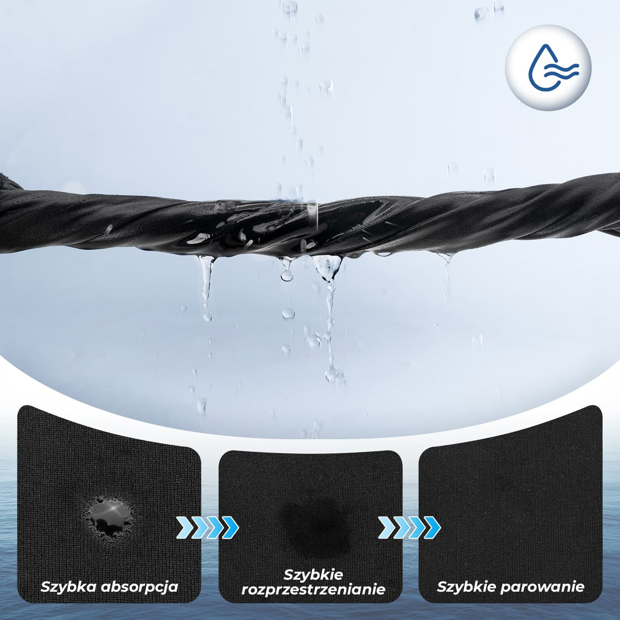 ROCKBROS Osłony Twarzy Przeciwsłoneczna z Wiszącą Na Uchu -LF70789 Osłony twarzy