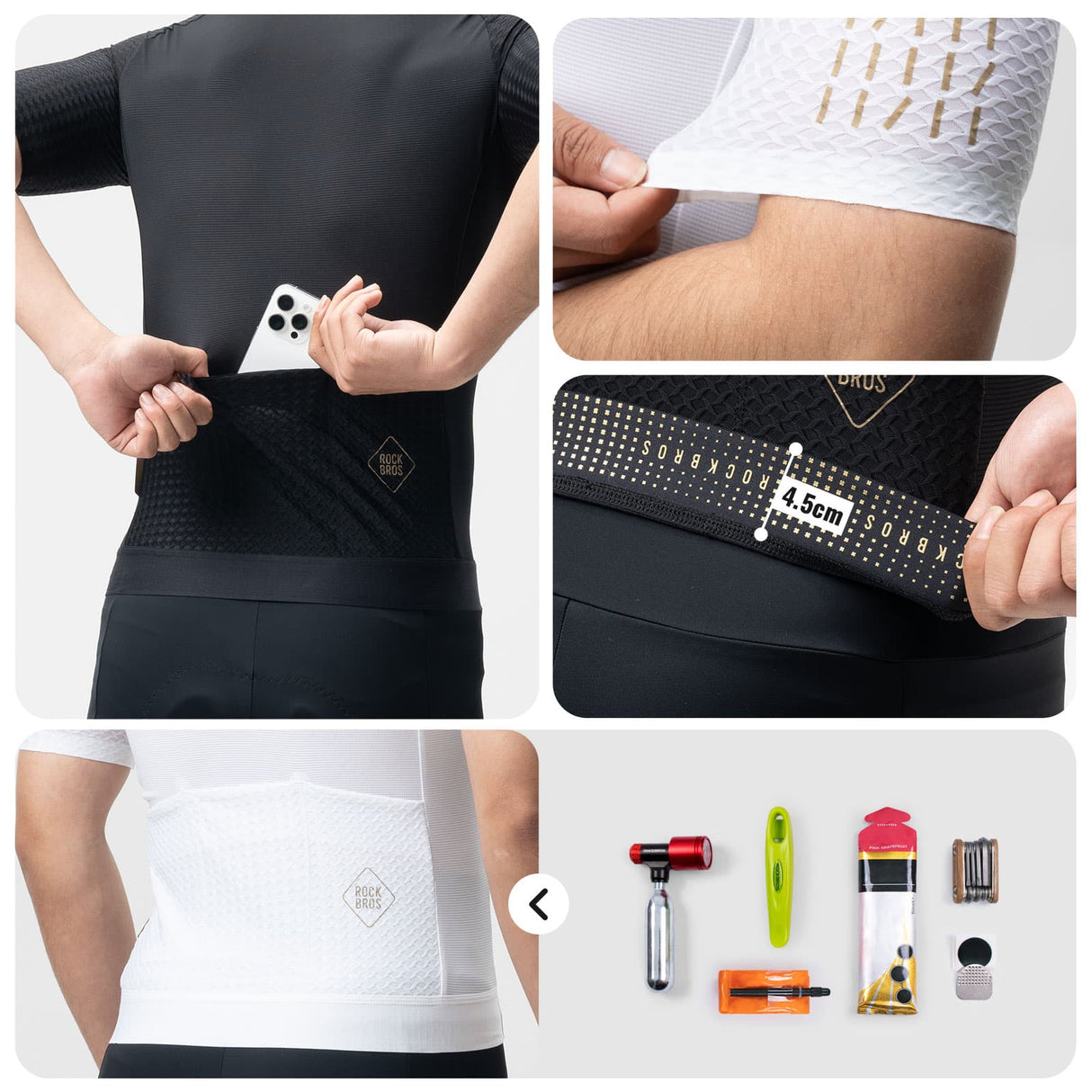 ROCKBROS Męska Koszulka Rowerowa Z Krótkim Rękawem Do Jazdy Na Rowerze Górskim I Szosowym Koszulki