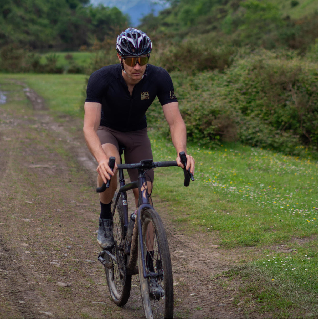 ROCKBROS Męska Koszulka Rowerowa Z Krótkim Rękawem Do Jazdy Na Rowerze Górskim I Szosowym Koszulki