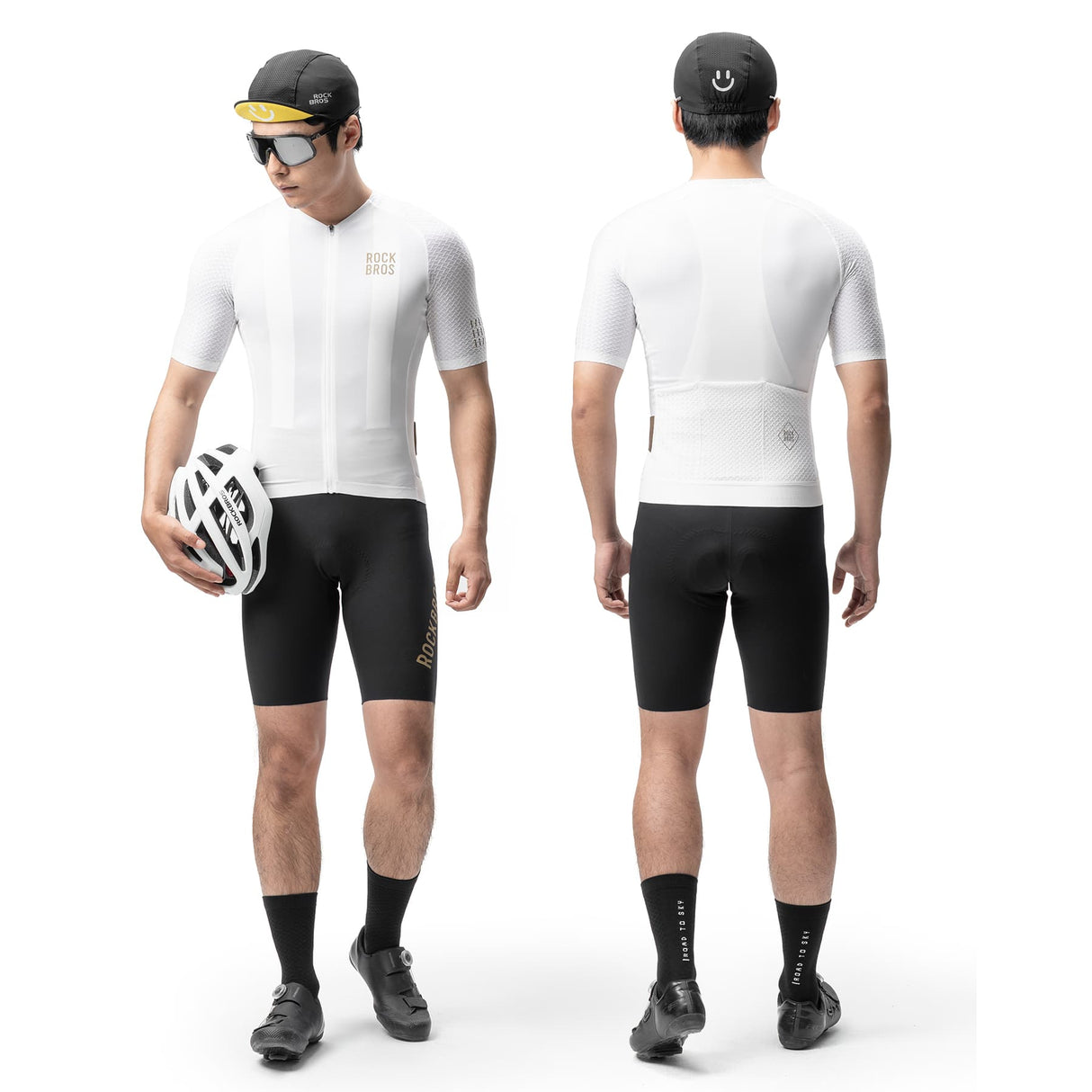 ROCKBROS Męska Koszulka Rowerowa Z Krótkim Rękawem Do Jazdy Na Rowerze Górskim I Szosowym Koszulki