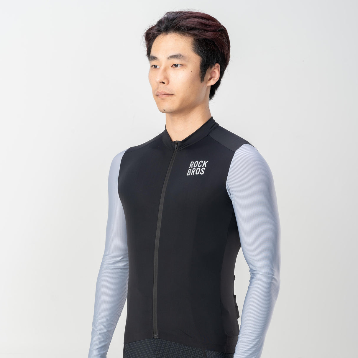 ROCKBROS Koszulki Rowerowe Szosowe Szybkoschnące Cienkie Długie Rękawy Koszulki