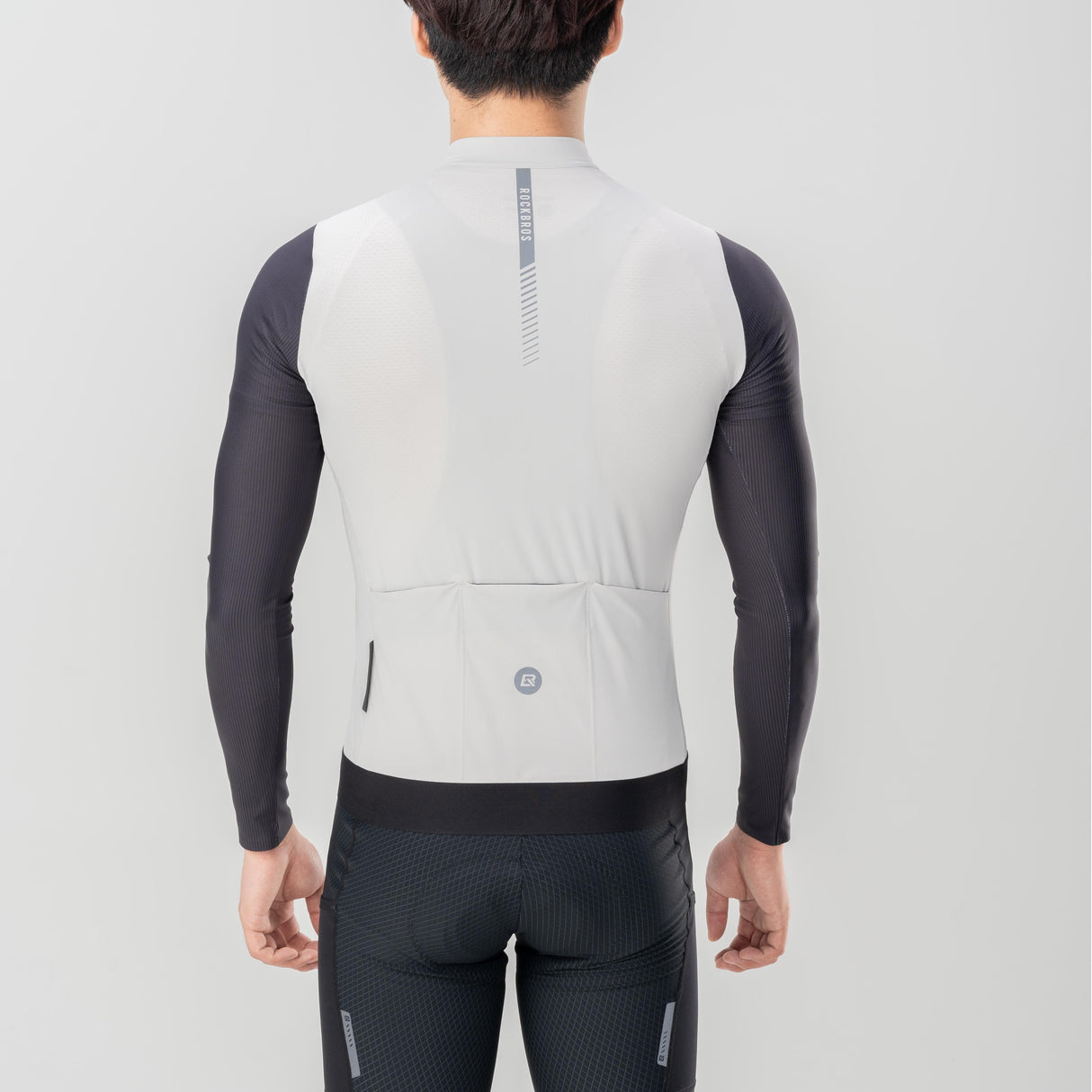 ROCKBROS Koszulki Rowerowe Szosowe Szybkoschnące Cienkie Długie Rękawy Koszulki