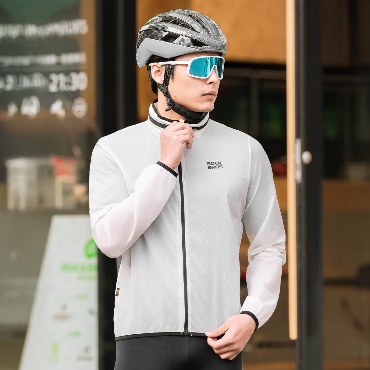 ROCKBROS Kurtki Światło Nocne Lekka Długorękawa Unisex Kurtki