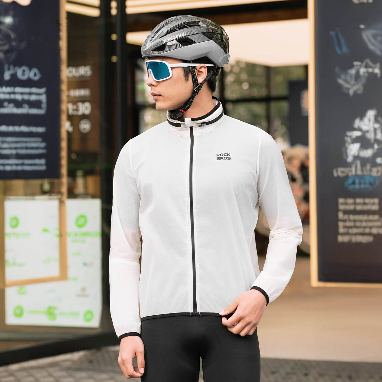 ROCKBROS Kurtki Światło Nocne Lekka Długorękawa Unisex Kurtki