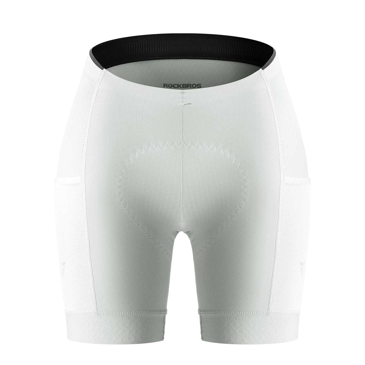 ROCKBROS ROCKBROS TVI spodenki rowerowe damskie z kieszenią, spodenki rowerowe krótkie letnie oddychające szybkoschnące spodenki rowerowe elastyczne z wkładką Spodenki
