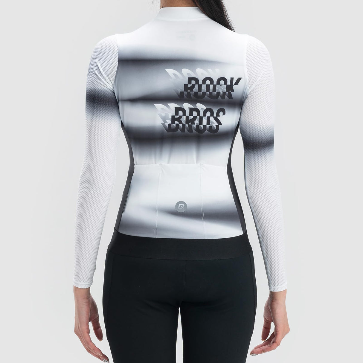 ROCKBROS ROCKBROS Damska Koszulka Rowerowa z Długim Rękawem Szybkoschnąca Koszulka na Rower na Lato z 3 Kieszeniami, Top do Ćwiczeń, Idealna na Rowery, Szosy, MTB, Bieganie, Wędrówki, Fitness, S-XXL Koszulki