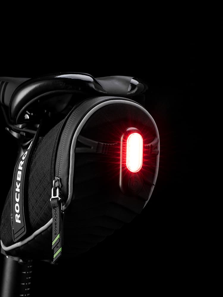 ROCKBROS Mini Tylne Światło Rowerowe COB Dwukolorowe Światła rowerowe
