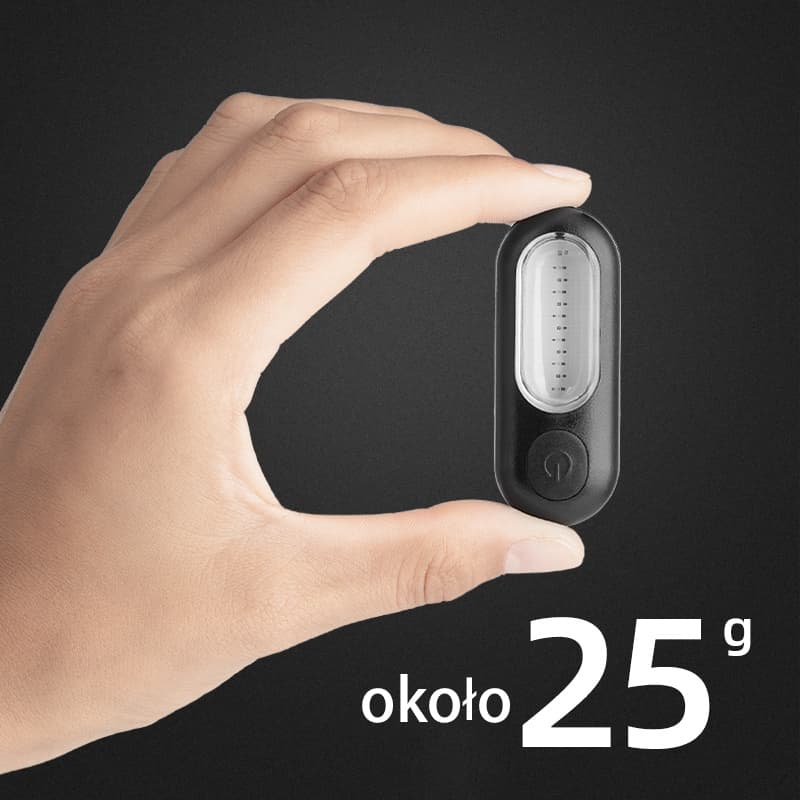 ROCKBROS Mini Tylne Światło Rowerowe COB Dwukolorowe Światła rowerowe