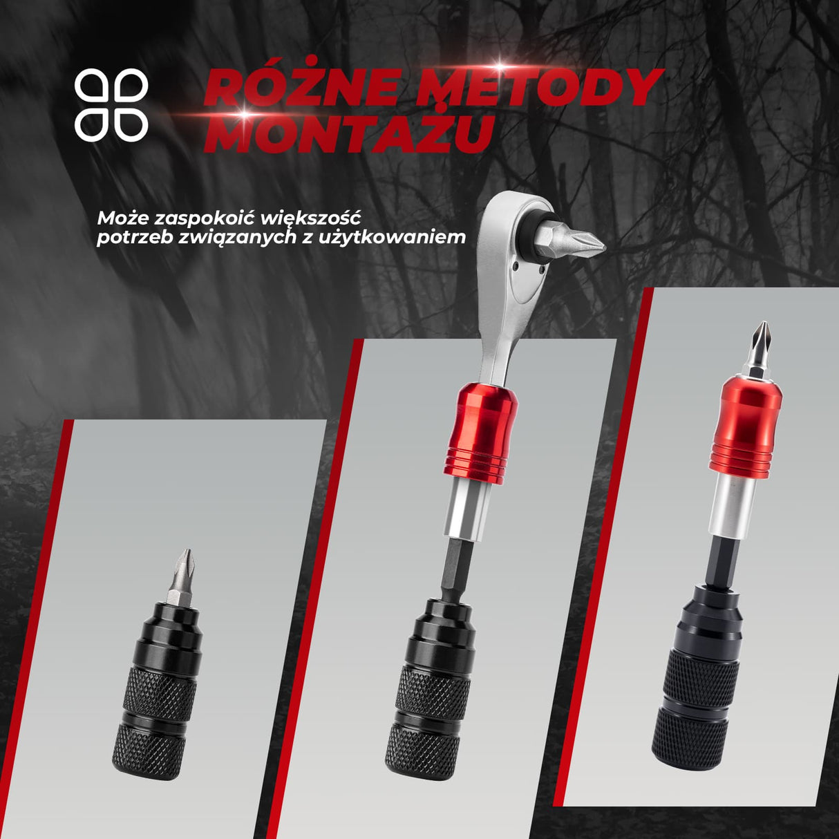 ROCKBROS Narzędzia do Naprawy Roweru Miniaturowy Klucz Grzechotkowy 10 w 1 Narzędzia do naprawy roweru