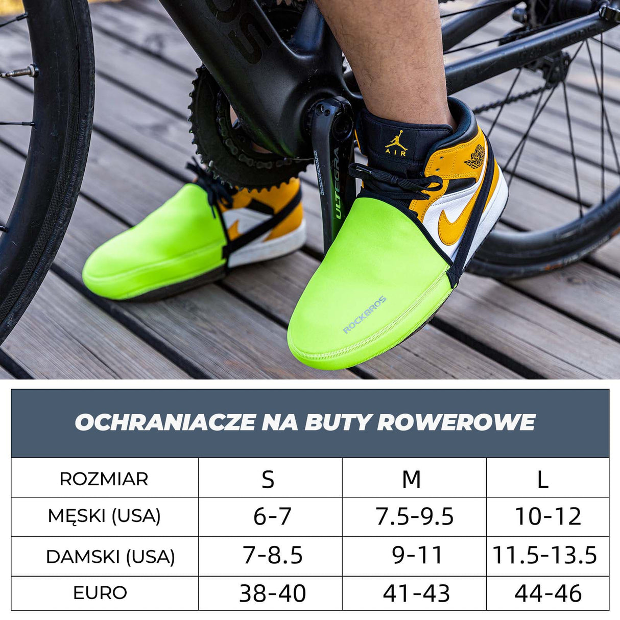 ROCKBROS Ocieplacze na Palce do Butów Rowerowych-LF1234 Ochraniacze na buty