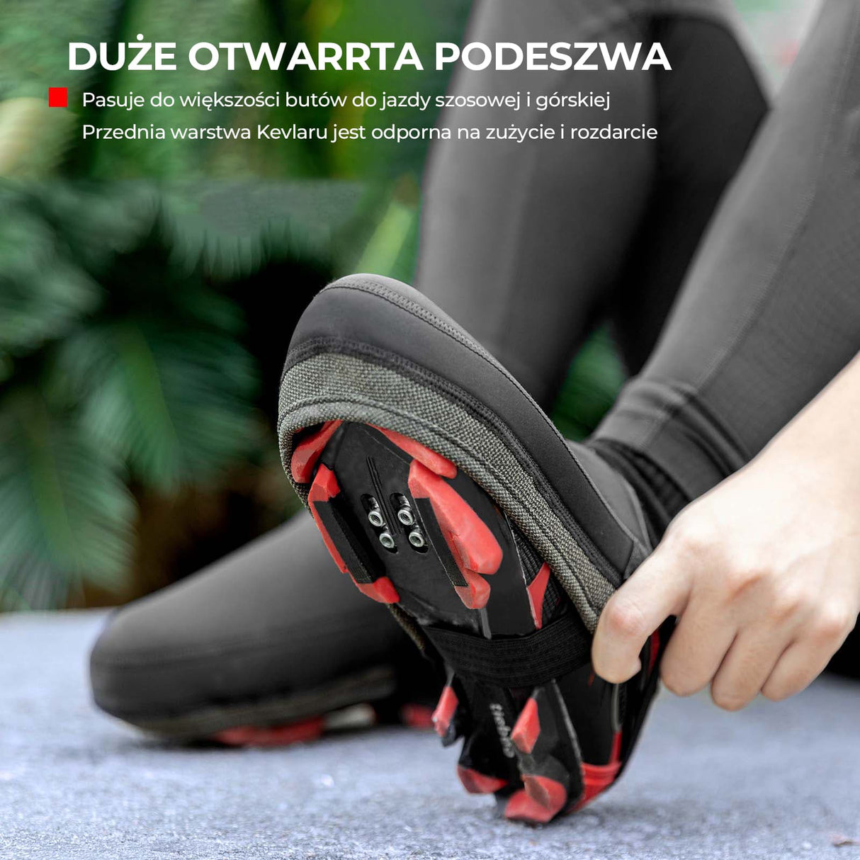 ROCKBROS Ocieplacze na Palce do Butów Rowerowych-LF1234 Ochraniacze na buty