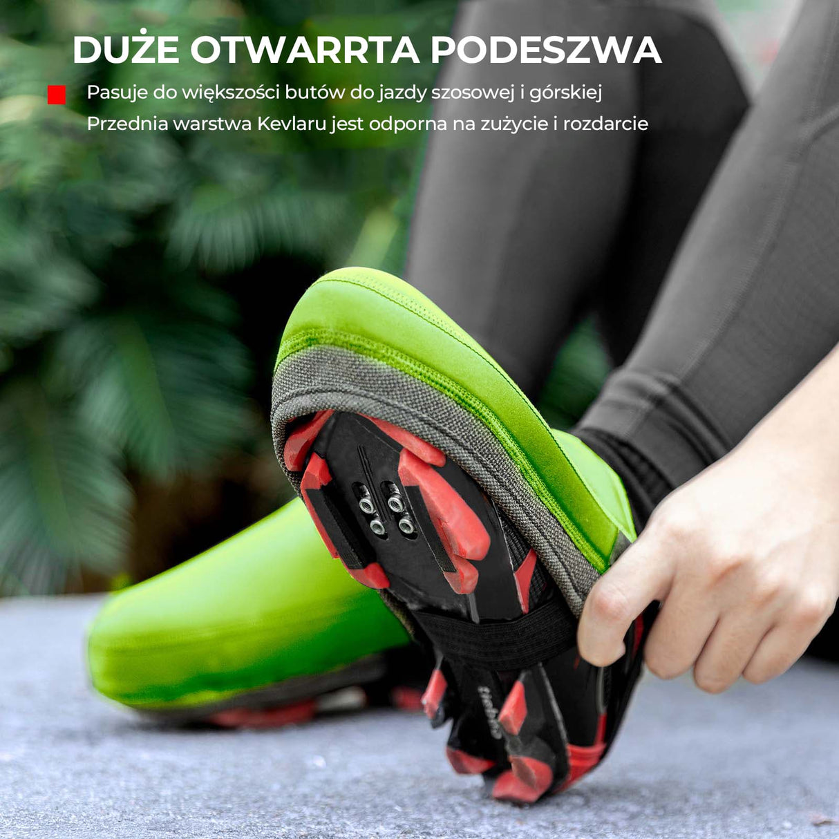 ROCKBROS Ocieplacze na Palce do Butów Rowerowych-LF1234 Ochraniacze na buty
