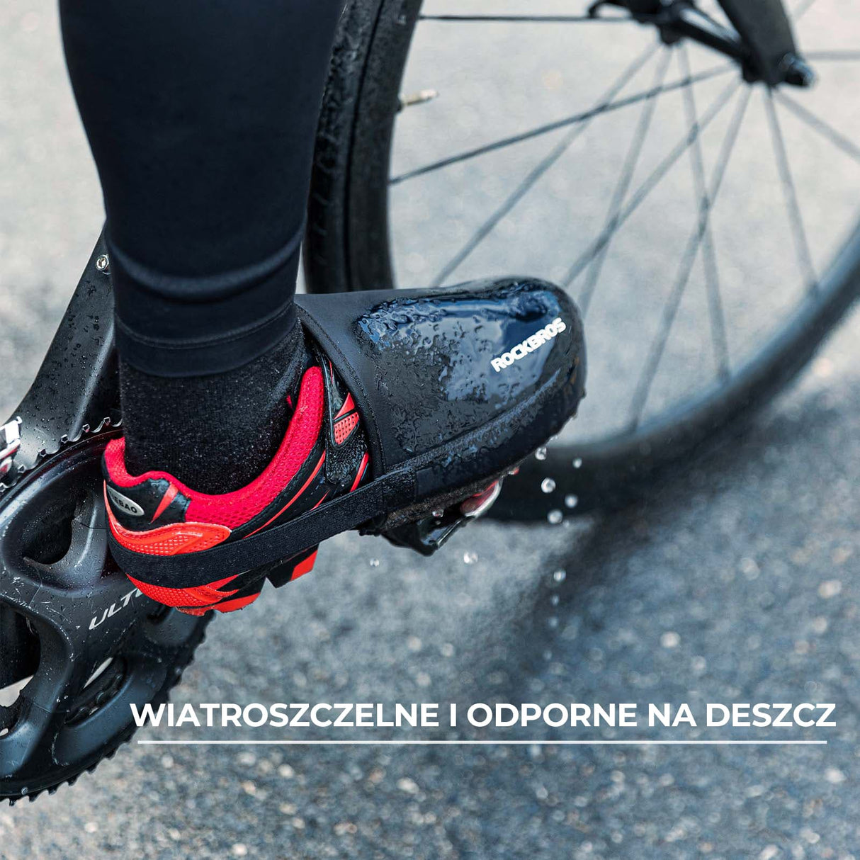 ROCKBROS Ocieplacze na Palce do Butów Rowerowych-LF1234 Ochraniacze na buty