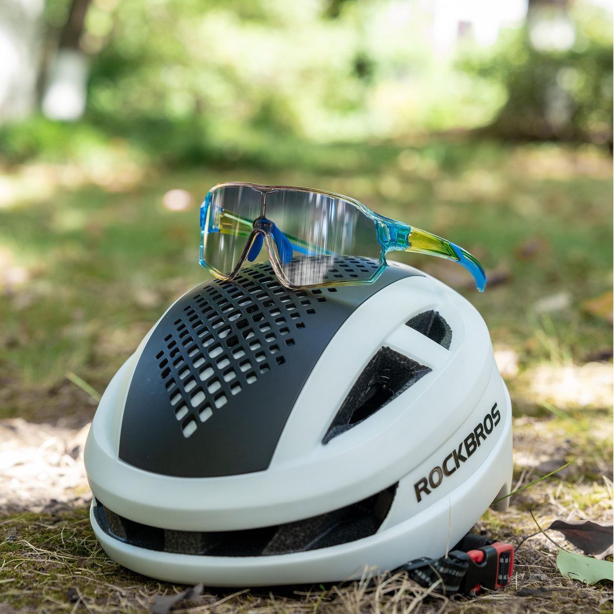 ROCKBROS Okulary Rowerowe Dziecięce Samoprzyciemniające Ochrona UV400-SP314 Okulary i gogle