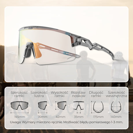 Okulary Fotochromowe Jazda na Rowerze - SP337