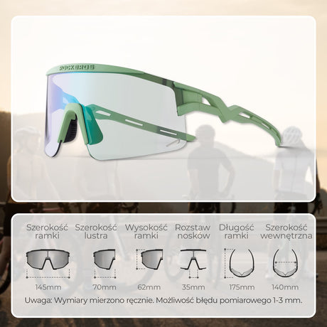 Okulary Fotochromowe Jazda na Rowerze - SP337